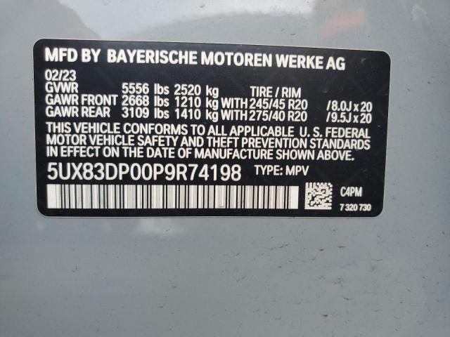 2023 BMW X3 M40I 5UX83DP00P9R74198