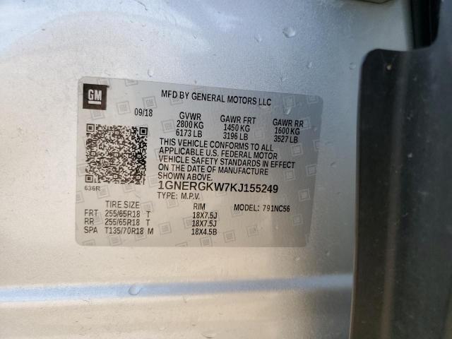 2019 CHEVROLET TRAVERSE L 1GNERGKW7KJ155249
