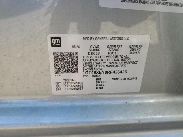 2024 GMC SIERRA K25 - 1GT49XEY8RF436426