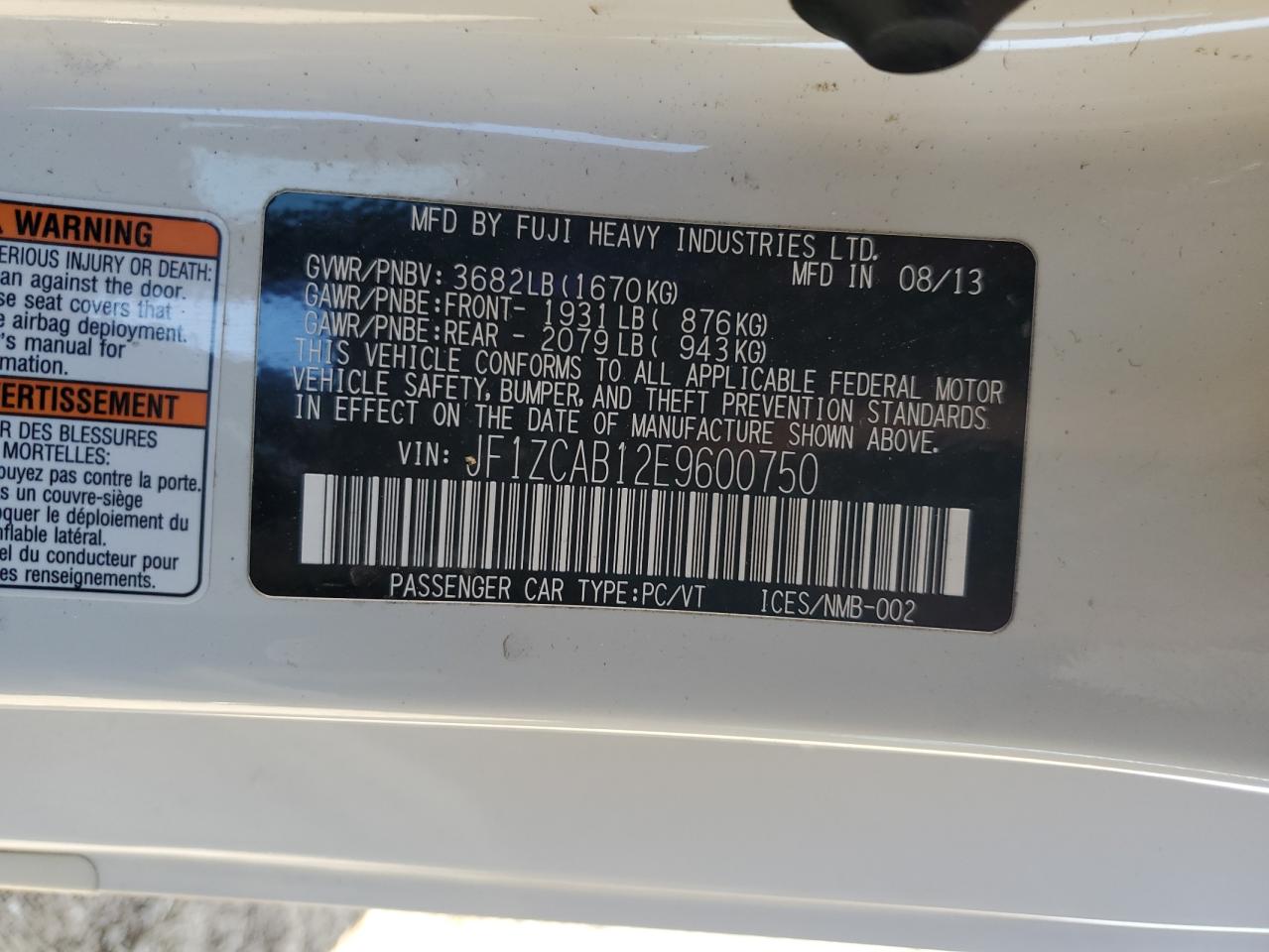 SUBARU BRZ 2.0 PREMIUM