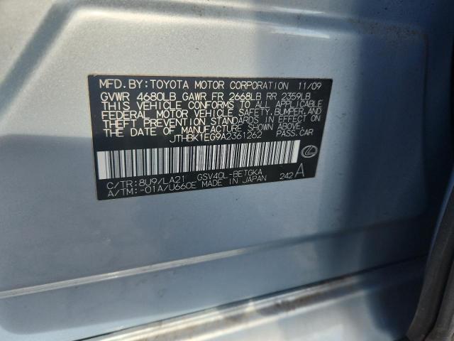 2010 LEXUS ES 350 - JTHBK1EG9A2361262