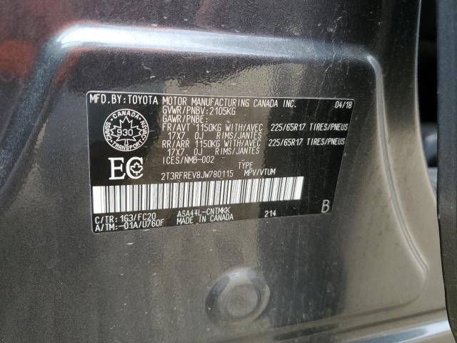 2018 TOYOTA RAV4 ADVEN 2T3RFREV8JW780115