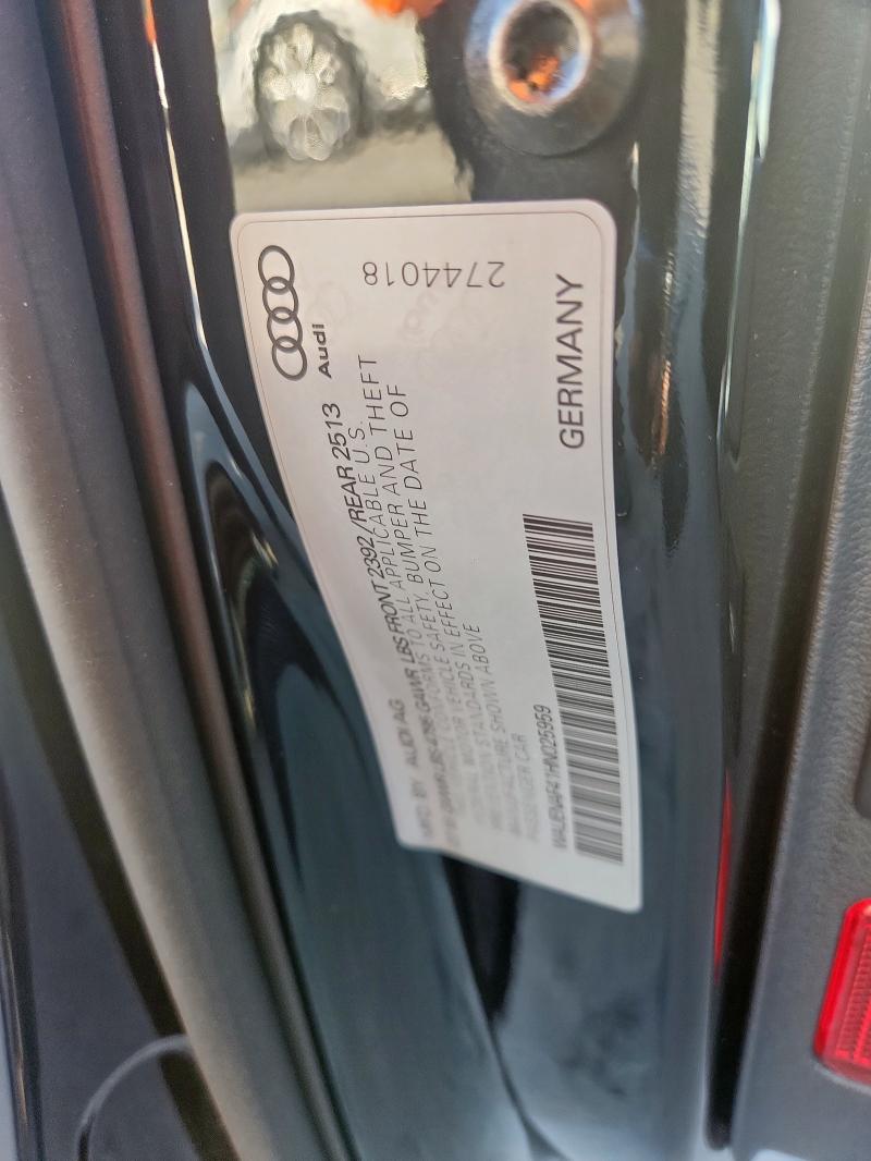 2017 AUDI A4 PREMIUM - WAUENAF41HN025959