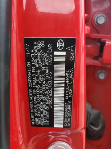 2018 TOYOTA PRIUS C JTDKDTB32J1607373