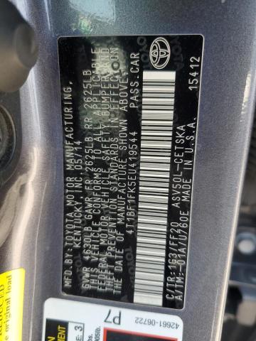 2014 TOYOTA CAMRY L - 4T1BF1FK5EU419544