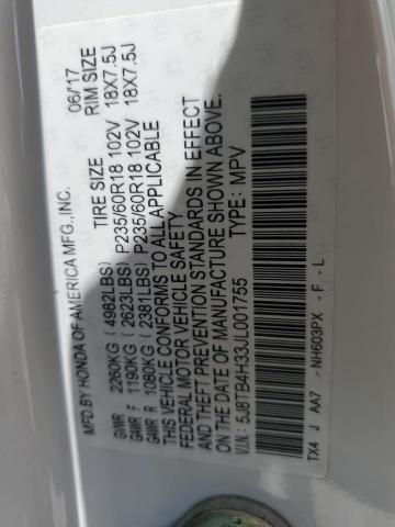 2018 ACURA RDX 5J8TB4H33JL001755