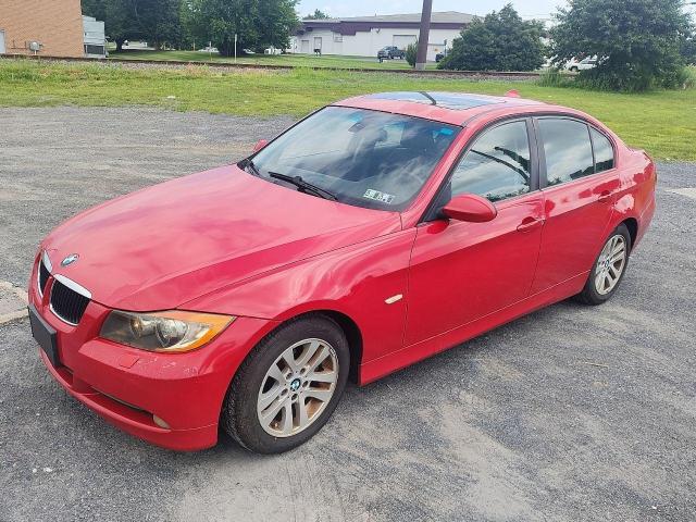 BMW 328 XI 2007 red sedan 4d gas WBAVC93507K031656 photo #3
