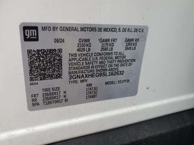 2025 CHEVROLET EQUINOX LT - 3GNAXHEG9SL162632