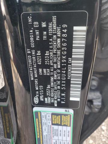 2019 KIA OPTIMA EX 5XXGU4L19KG367849
