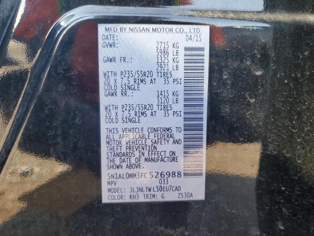 2015 INFINITI QX60 5N1AL0MM3FC526988