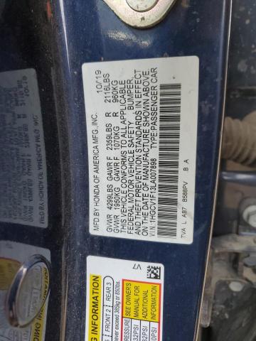 2020 HONDA ACCORD LX 1HGCV1F13LA007898
