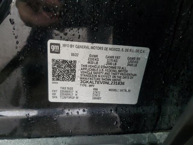 2022 GMC TERRAIN SL 3GKALTEV0NL231836