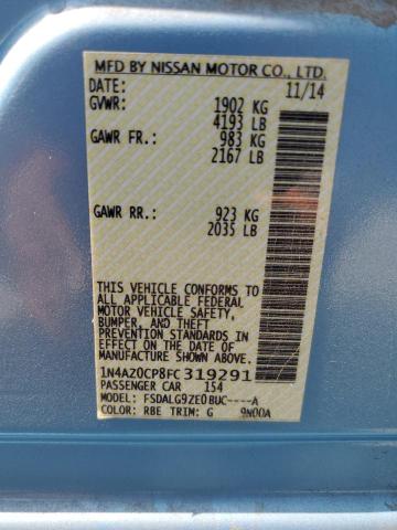 2015 NISSAN LEAF 1N4AZ0CP8FC319291