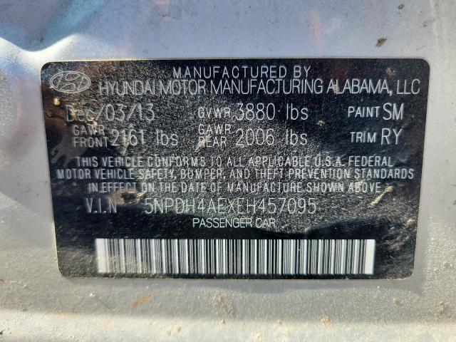 2014 HYUNDAI ELANTRA SE - 5NPDH4AEXEH457095
