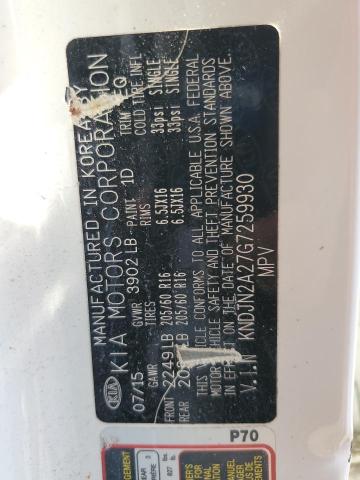 2016 KIA SOUL - KNDJN2A27G7259930