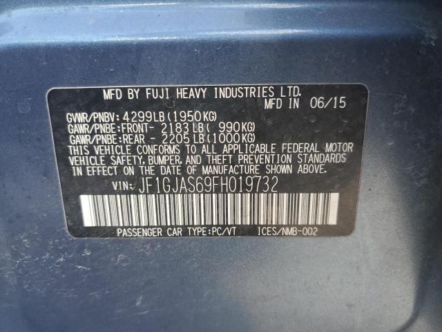 2015 SUBARU IMPREZA SP JF1GJAS69FH019732