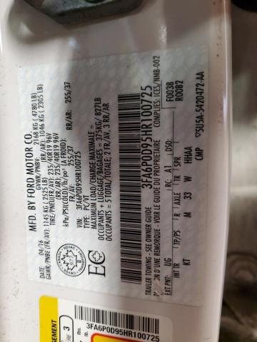 2017 FORD FUSION TIT 3FA6P0D95HR100725