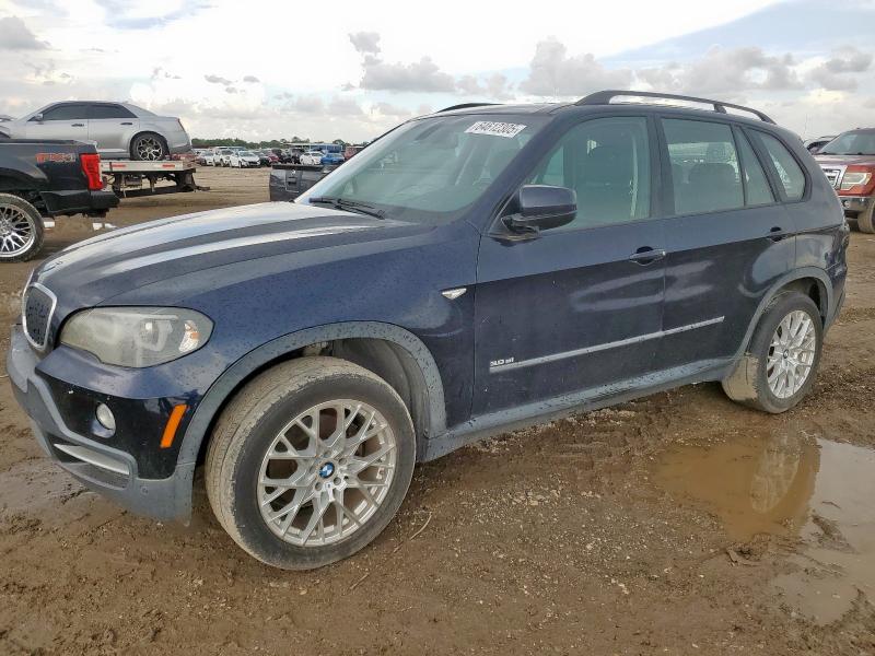 BMW X5 3.0I 2008 blue  gas 5UXFE43538L034467 photo #1