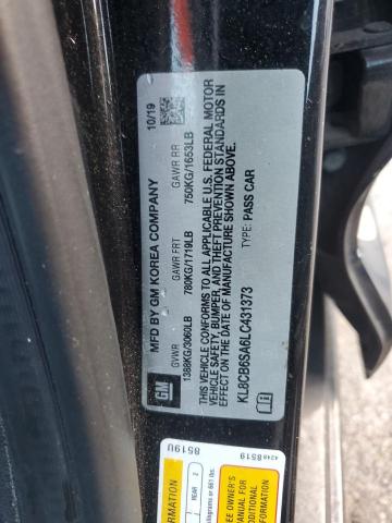 2020 CHEVROLET SPARK LS KL8CB6SA6LC431373