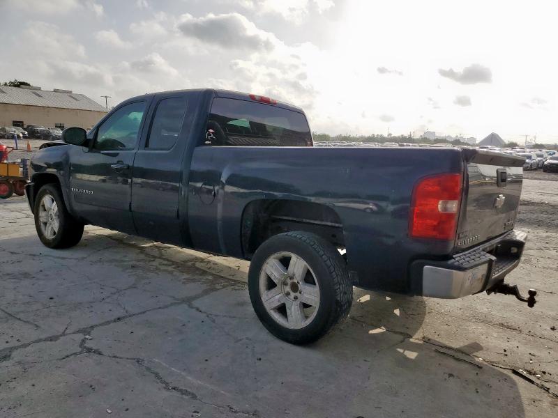 CHEVROLET SILVERADO 2008 blue  gas 2GCEC19J781214370 photo #3