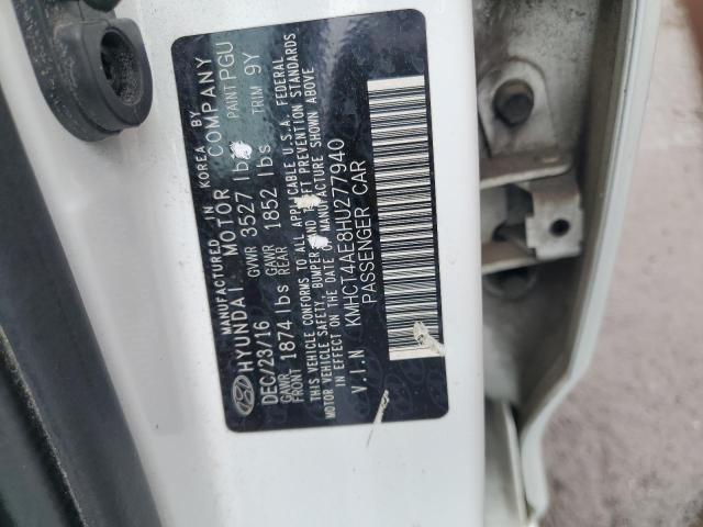 2017 HYUNDAI ACCENT SE KMHCT4AE8HU277940
