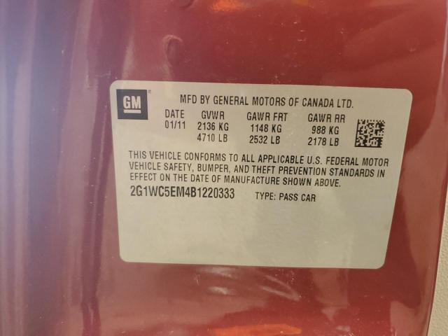 2011 CHEVROLET IMPALA LTZ - 2G1WC5EM4B1220333