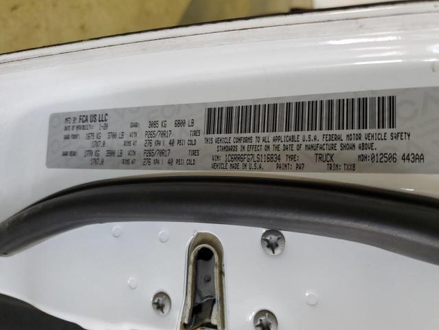 2020 RAM 1500 CLASS - 1C6RR6FG7LS116834