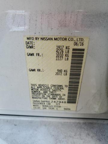 2016 NISSAN ALTIMA 2.5 - 1N4AL3AP4GC247948