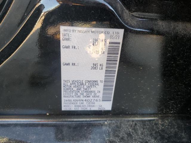 2023 NISSAN ALTIMA SV 1N4BL4DV4PN402765