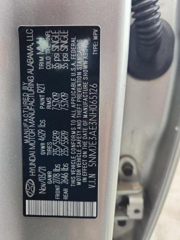 2022 HYUNDAI TUCSON LIM - 5NMJE3AE3NH065126