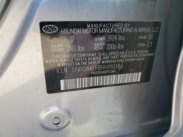 2017 HYUNDAI ELANTRA SE - 5NPD84LF8HH190386