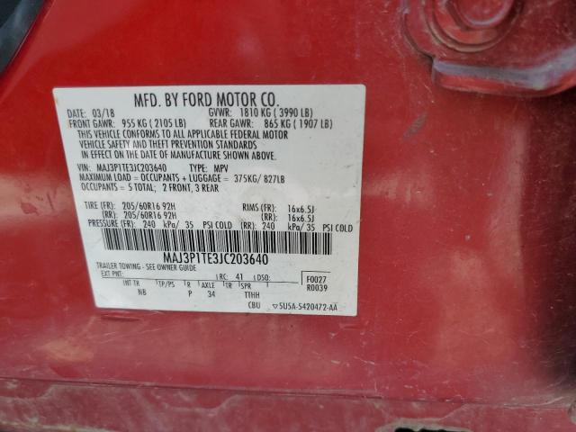 2018 FORD ECOSPORT S - MAJ3P1TE3JC203640