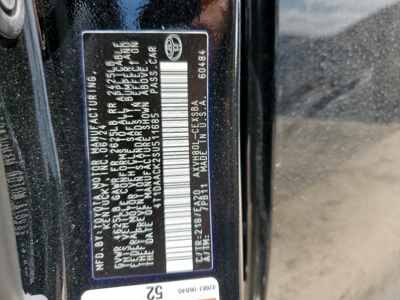 2025 TOYOTA CAMRY XSE - 4T1DAACK2SU511685