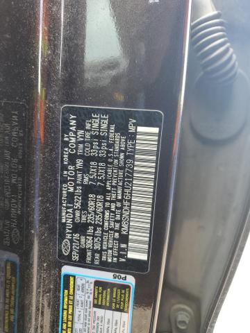2017 HYUNDAI SANTA FE SE KM8SNDHF6HU217739