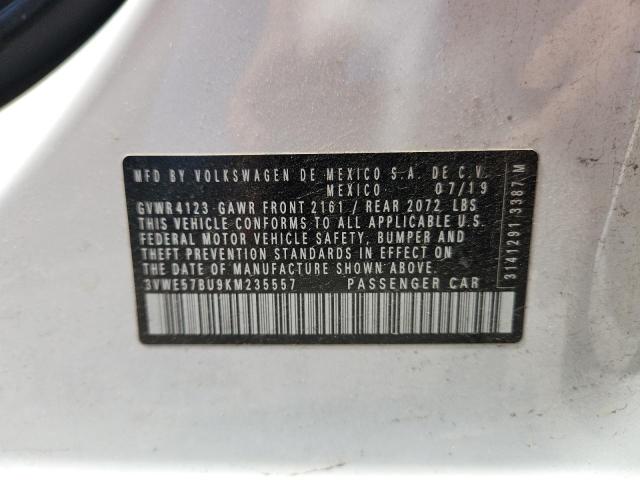2019 VOLKSWAGEN JETTA SEL 3VWE57BU9KM235557