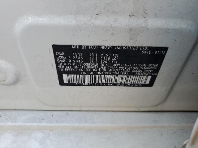 2017 SUBARU LEGACY SPO 4S3BNAS65H3045995