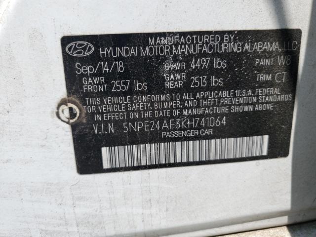 2019 HYUNDAI SONATA SE - 5NPE24AF3KH741064