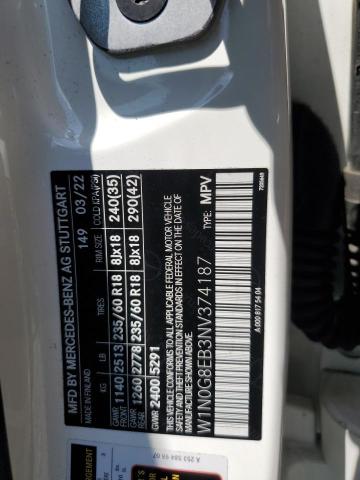 2022 MERCEDES-BENZ GLC 300 4M W1N0G8EB3NV374187