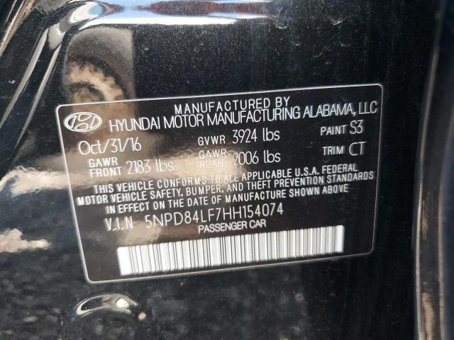 2017 HYUNDAI ELANTRA SE - 5NPD84LF7HH154074
