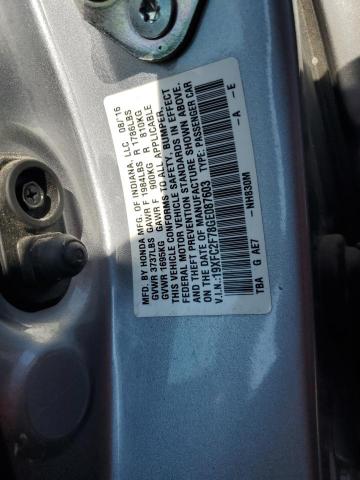 2016 HONDA CIVIC EX 19XFC2F78GE087603