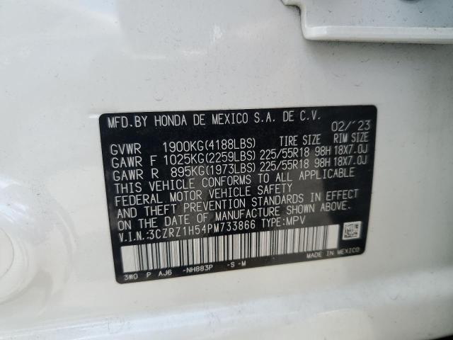 2023 HONDA HR-V SPORT 3CZRZ1H54PM733866