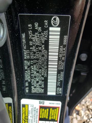 2023 LEXUS ES 350 BAS 58ADZ1B11PU158597