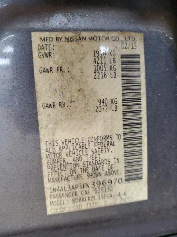 2015 NISSAN ALTIMA 2.5 1N4AL3AP3FN396970