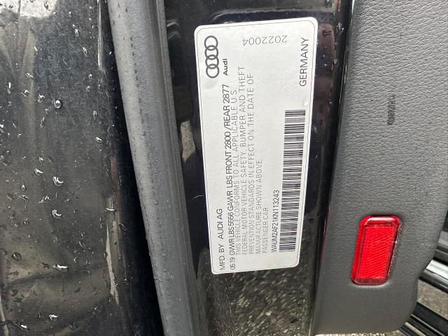 2019 AUDI A6 PRESTIG WAUM2AF21KN113243