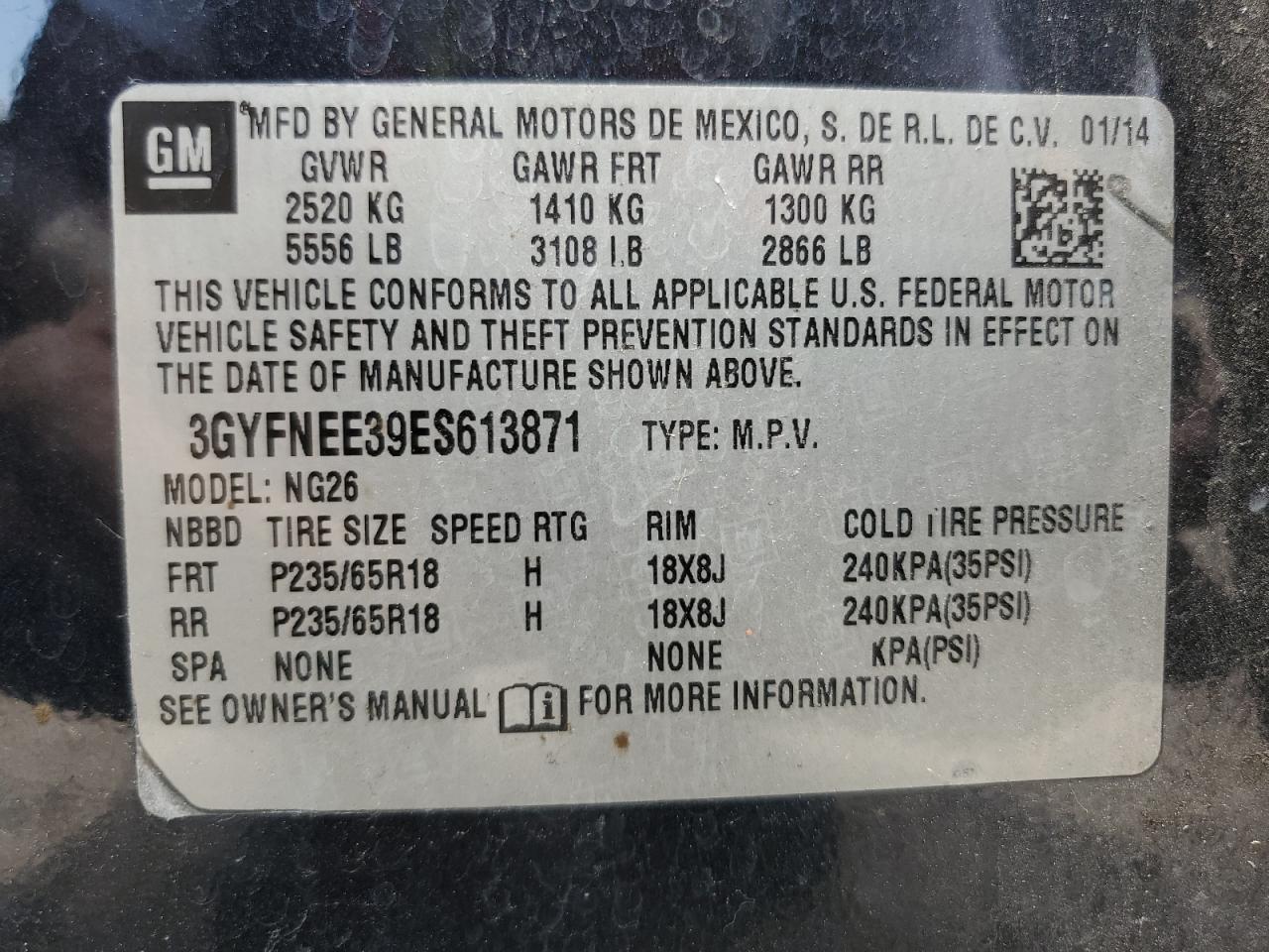 CADILLAC SRX LUXURY COLLECTION