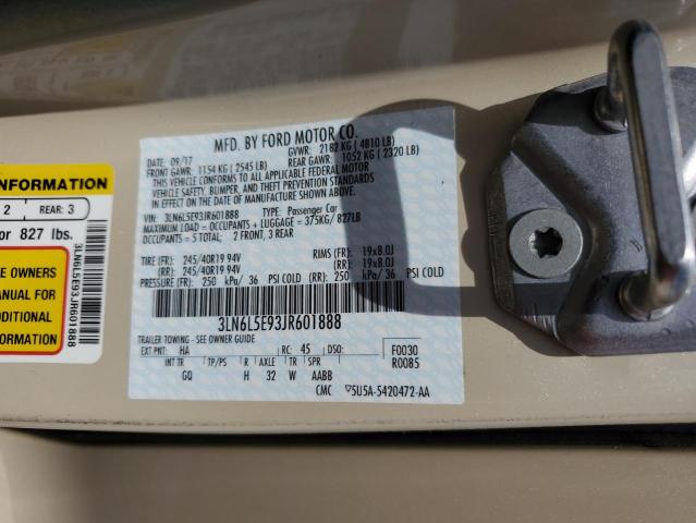 2018 LINCOLN MKZ RESERV 3LN6L5E93JR601888
