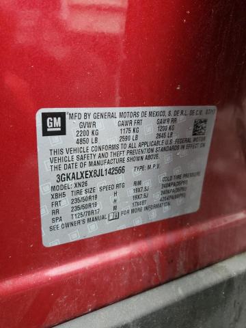 2018 GMC TERRAIN DE 3GKALXEX8JL142566