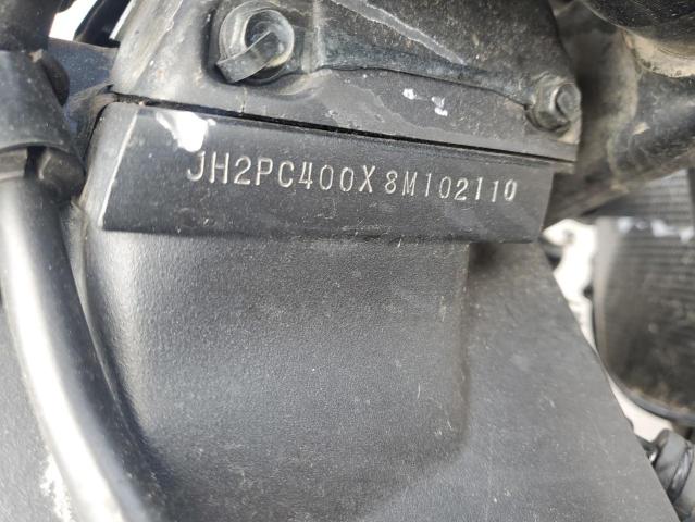 2008 HONDA CBR600 RR JH2PC400X8M102110