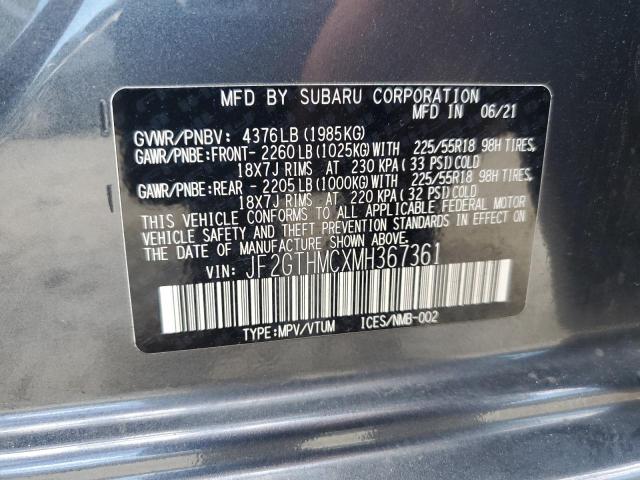 2021 SUBARU CROSSTREK JF2GTHMCXMH367361