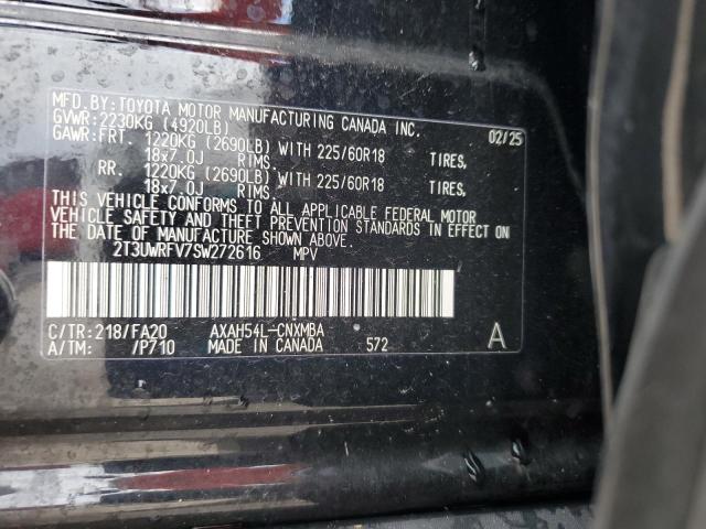 2025 TOYOTA RAV4 WOODL 2T3UWRFV7SW272616